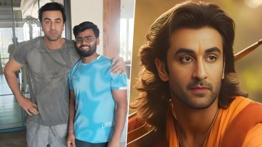 Ranbir Kapoor Takes Archery Lessons for His Upcoming Movie Ramayana; Photos of Actor’s Training Session Goes Viral