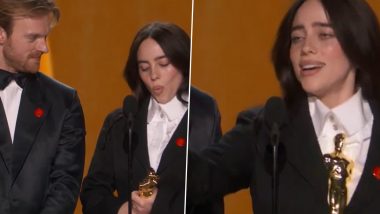 Oscars 2024: Billie Eilish and Finneas O’Connell Secure Best Original Song Award for ‘What Was I Made for?’ From Barbie