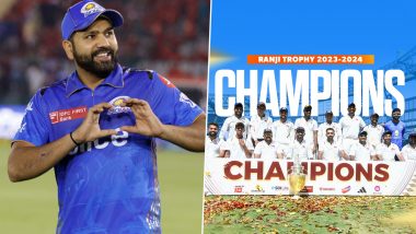 Rohit Sharma Praises Mumbai for Winning Record-Extending 42nd Ranji Trophy Title With Victory over Vidarbha in Final (See Post)