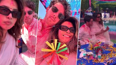 Priyanka Chopra Delights Fans With Glimpses of Her Fun Holi Celebration Alongside Nick Jonas, Daughter Malti Marie and Other Family Members (View Pics and Videos)
