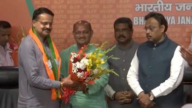Bhartruhari Mahtab Joins BJP: Six-Time Cuttack MP Joins Bharatiya Janata Party Days After Quitting BJD (Watch Video)