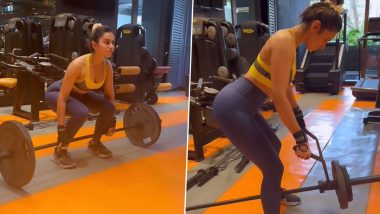 Rakul Preet Singh Goes Heavy on Her Back Day Training, Nails 65 Kg Deadlift in Latest Workout Session (Watch Video)