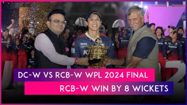 WPL 2024 Final Stat Highlights: Royal Challengers Bangalore Beat Delhi Capitals to Win Maiden Title