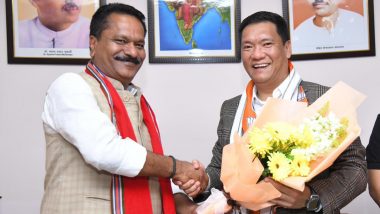 Arunachal Pradesh Vidhan Sabha Elections 2024: CM Pema Khandu, Deputy CM Chowna Mein Among 10 BJP MLAs to Win Unopposed Out of 60 Seats (See Pics)