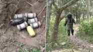 West Bengal: Bag Containing Socket Bombs Recovered in Sagarpada, Police Reaches on Spot (Watch Video)