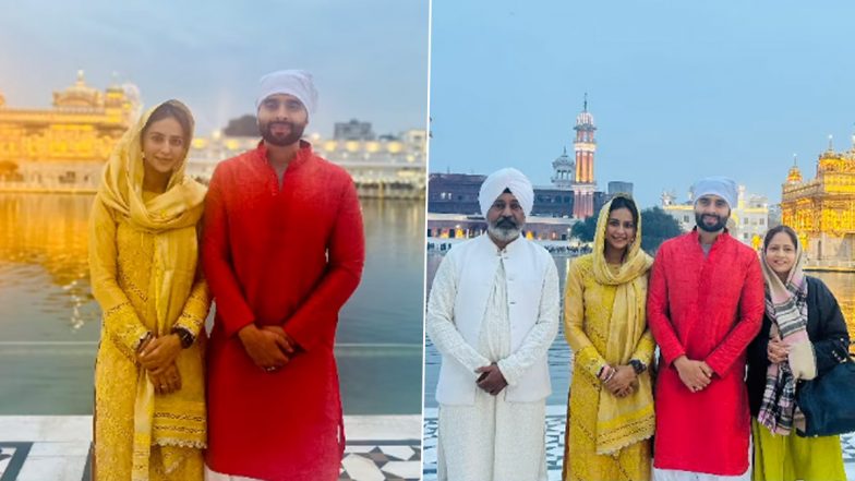 Entertainment News | Newlyweds Rakul Preet Singh, Jackky Bhagnani Seek Blessings at Golden Temple - Vimarsana News