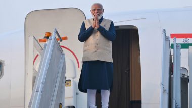 PM Modi Bhutan Visit: Prime Minister Narendra Modi Leaves for Two-Day Visit to Bhutan (See Pics and Video)