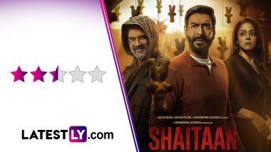 Shaitaan Movie Review: R Madhavan's Sinister Act Holds Ajay Devgn-Jyotika's Spooky Thriller Together Before It's Undone By a Weak Finale (LatestLY Exclusive)