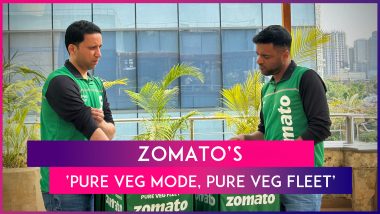 Zomato’s ‘Pure Veg Mode’: CEO Deepinder Goyal Launches ‘Pure Veg Fleet’ For Vegetarian Customers, Steps Out For Delivery