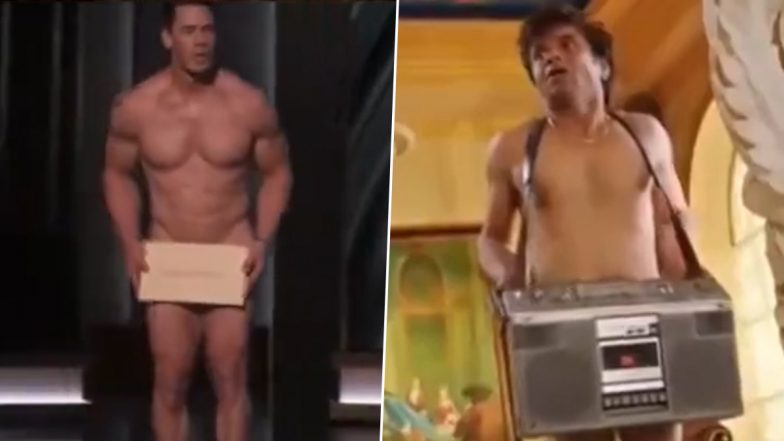 Netizens Spot Striking Similarity Between John Cena’s Oscar 2024 Nude Appearance and Rajpal Yadav’s Welcome Back Scene – Check Out Funny Memes Here! (Watch Video)