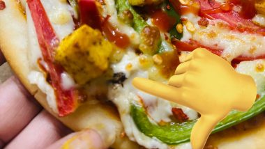 Worm on Pizza: Woman Shocked to Find Dead Insect on Pizza Ordered from Lapino'z (See Pic and Video)