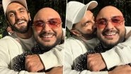 B Praak Poses With His &lsquo;Perfect Party Starter&rsquo; Ranveer Singh at Anant Ambani-Radhika Merchant&rsquo;s Pre-Wedding Celebrations (View Pic)