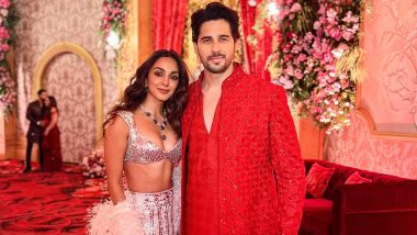 Sidharth Malhotra Shares Photo With Wife Kiara Advani From Anant Ambani and Radhika Merchant’s Pre-Wedding Event (View Pic)