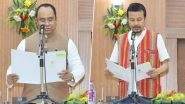 Tripura: Two Tipra Motha Leaders Animesh Debbarma, Brishaketu Debbarma Take Oath As Ministers in BJP-Led Government