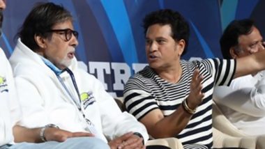 Amitabh Bachchan Shares Glimpse of His Moments with 'Great' Sachin Tendulkar at ISPL 2024 Finale; Cricketer Reacts (View Pics)