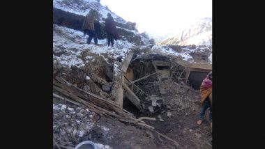 Jammu and Kashmir House Collapse: Woman, Three Daughters Killed After ‘Kutcha’ House Collapse Due to Heavy Rains in Reasi (Watch Video)