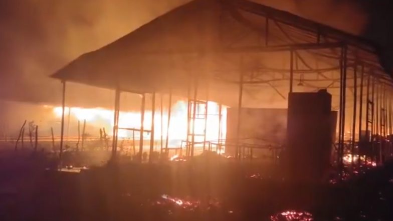 Bijapur Fire: Four-Year-Old Girl Killed After Blaze Erupts at Residential School in Chhattisgarh (Watch Video)