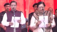 Haryana Cabinet Expansion: BJP Leaders Kamal Gupta, Seema Trikha Take Oath As Ministers in State Cabinet Under New CM Nayab Singh Saini (See Pics)
