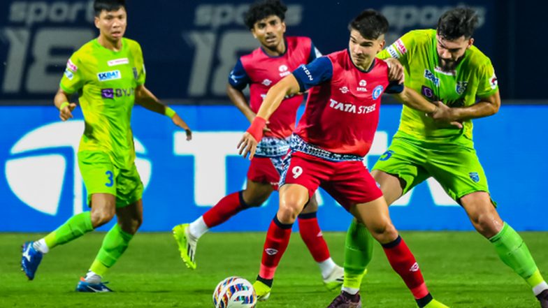ISL 2023–24: Javi Siverio’s Equaliser Helps Jamshedpur FC Secure 1–1 Draw Against Kerala Blasters