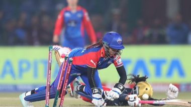 WPL 2024: Richa Ghosh’s Fifty Goes in Vain As Delhi Capitals Clinch One-Run Win Over Royal Challengers Bangalore