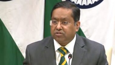 Indians Stranded in Russia: MEA Spokesperson Randhir Jaiswal Says 'Government Taking Strong Actions Against Agents for Duping Indians To Work in Russian Army' (Watch Video)