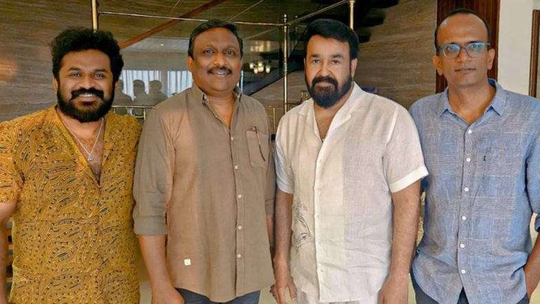 Mohanlal Announces Collaboration With Tharun Moorthy and M Renjith for His 360th Firm, Filming Begins in April (View Pic)