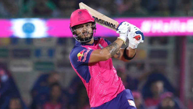 Riyan Parag Six Video: Watch Rajasthan Royals Batter Hit Multiple Big-Shots to Noor Ahmad During RR vs GT IPL 2024 Match