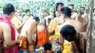 Maha Shivaratri 2024: Celebrations Begin at Mahakaleshwar Temple in Ujjain (Watch Video)