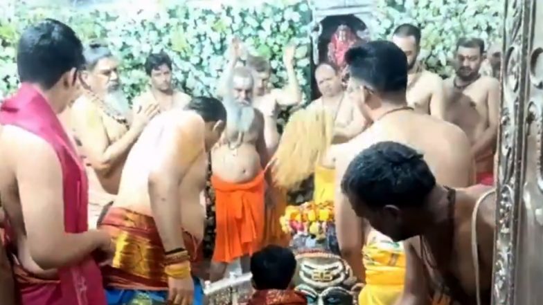 Maha Shivaratri 2024: Celebrations Begin at Mahakaleshwar Temple in Ujjain (Watch Video)
