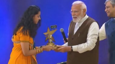 Content Creator Jahnvi Singh Expresses Gratitude to Prime Minister Narendra Modi for Heritage Fashion Icon Award! (Watch Video)