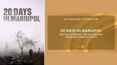 Oscars 2024: Mstyslav Chernov’s 20 Days in Mariupol Wins Best Documentary Award