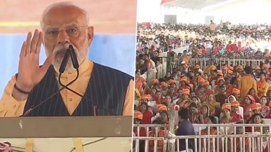 ‘World is Discussing Digital India’: PM Narendra Modi Addresses Public Rally in Bihar, Says Lot of Developed Nations Don’t Have Digital Infrastructure That Bettiah Has (Watch Video)