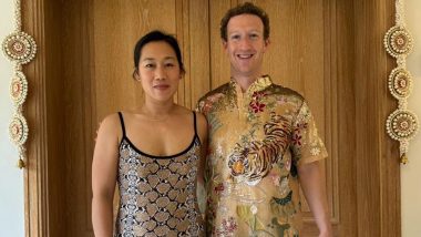 Mark Zuckerberg and Priscilla Chan Dress Up in Jungle-Themed Outfit for Second Day of Anant Ambani-Radhika Merchant’s Pre-Wedding Celebrations (View Pics)