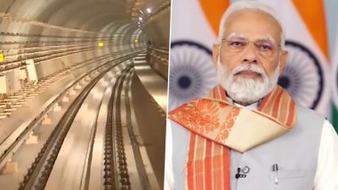 PM Narendra Modi to Inaugurate India's First Under-River Metro Tunnel in Kolkata on March 6 (Watch Videos)