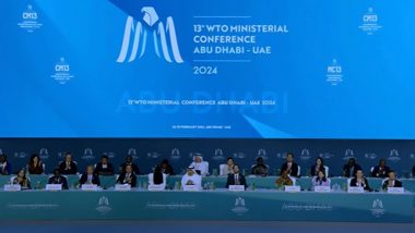 WTO 13th Ministerial Conference in Abu Dhabi: World Trade Organization Talks Extended by One Day To Reach Agreement on Main Issues