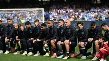 Serie A 2023–24: Napoli Players Take a Knee in Public Show of Support After Alleged Racial Abuse of Juan Jesus