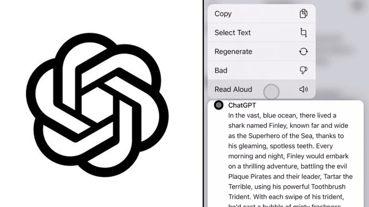 ChatGPT Read Aloud: OpenAI Brings New ‘Read Aloud’ Feature to Its ChatGPT AI Chatbot To Help Users Listen to Responses It Creates