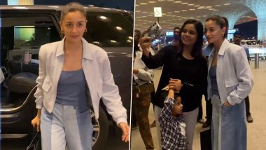 Alia Bhatt Blushes After Paparazzi Calls Her 'Vahini' at the Airport, Video Goes Viral – WATCH