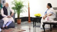 West Bengal CM Mamata Banerjee Meets PM Narendra Modi at Raj Bhavan in Kolkata, Says &lsquo;Protocol Meeting Not a Political Meeting&rsquo; (Watch Video)