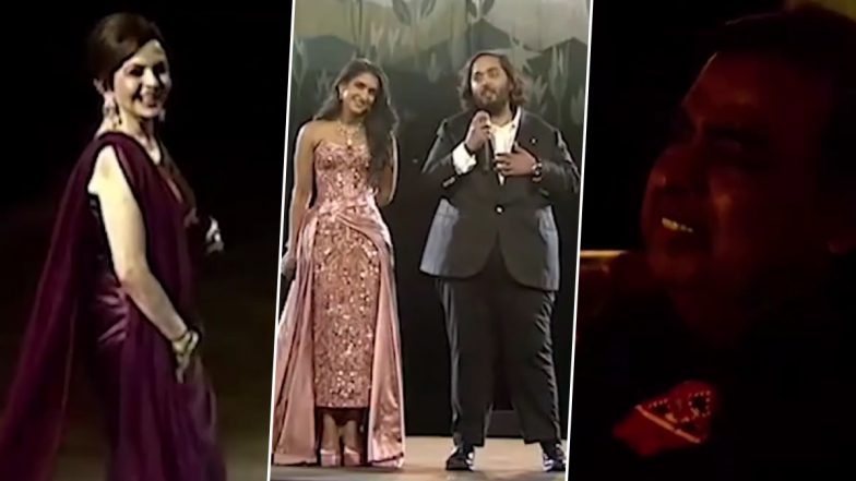 Anant Ambani Gets Emotional As He Talks About His Health Issues In Pre-Wedding Speech, Leaves Father Mukesh Ambani in Tears (Watch Video)