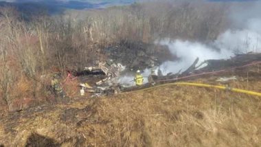 Plane Crash in Virginia: Five Dead as Business Jet Crashes in US (See Pic)