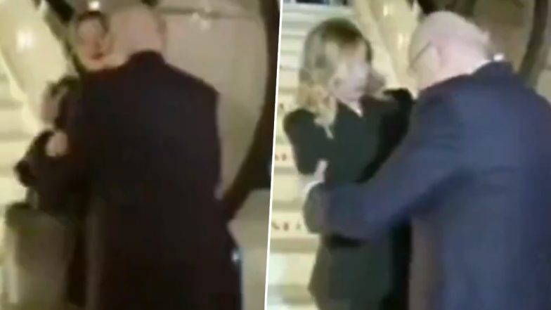 Lebanon PM Najib Mikati Mistakes Italian Counterpart Giorgia Meloni With Aide in Beirut, Video Surfaces