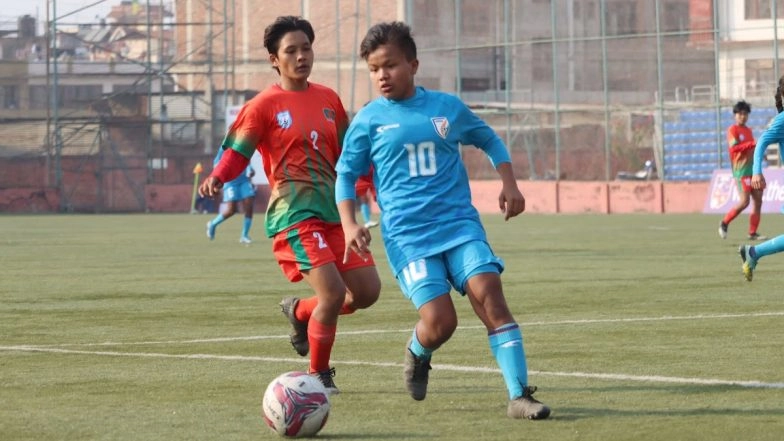 SAFF U-16 Women’s Championship 2024: India Football Team Suffer Defeat Against Bangladesh in Final