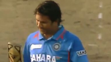 On This Day in 2012: Sachin Tendulkar Became First Cricketer to Score 100 International Centuries (Watch Video)