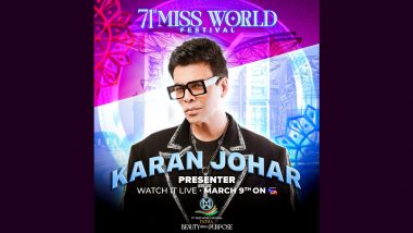 Karan Johar to Host the 71st Miss World Pageant in India