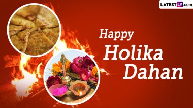 Holika Dahan 2024 Images & Choti Holi HD Wallpapers for Free Download Online: Holi WhatsApp Stickers, Greetings, Quotes and SMS To Share a Day Before Holi Festival