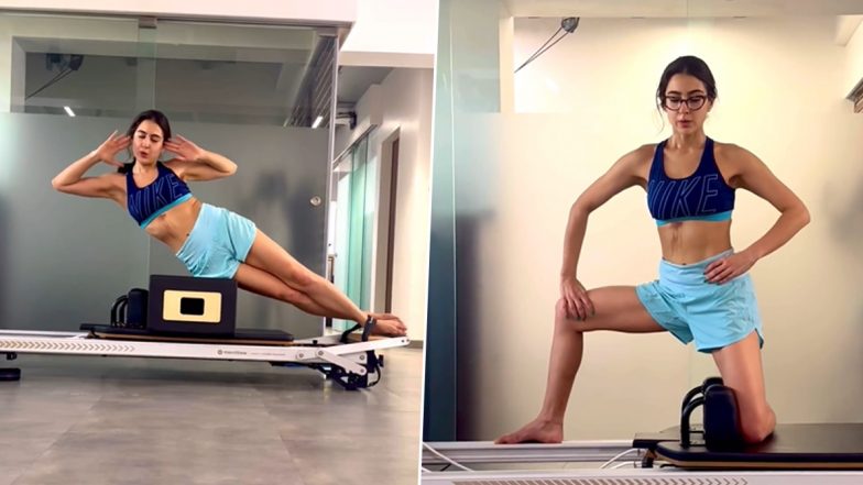 Sara Ali Khan Shares Inspiring Workout Video, Murder Mubarak Actress Writes ‘Gotta Work for That Sarso Ka Saag’ (Watch Video)