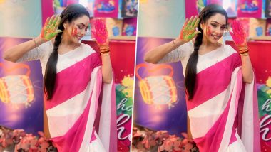 Rupali Ganguly Smiles, Blushes, and Poses With Her Ladies Gang As She Shares a Glimpse of ‘Anupamaa Ki Holi’ in Her Latest Post (View Pics)