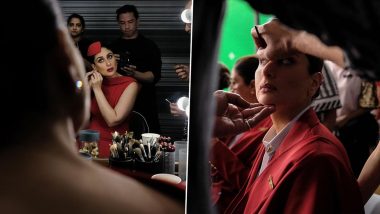 Crew: Kareena Kapoor Khan Gets Ready As Jasmine in This BTS Glimpse From the Sets Shared Ahead of the Film’s Release (View Pics)