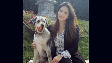 Sunny Leone Gets Emotional As She Mourns the Demise of Her Pet Dog, Says ‘Love You Lilu’ (View Pic)